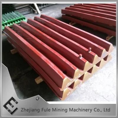 Casting Movable and Fixed Jaw Plates in Any Grade Manganese