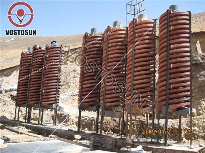 Placer Ore Gravity Separator of Spiral Chute & Screw Chute