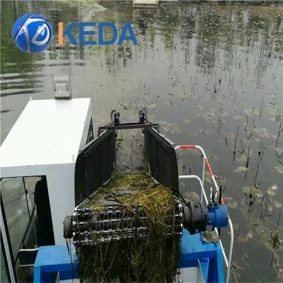 Durable and Reliable Water Hyacinth Harvesting Vessel