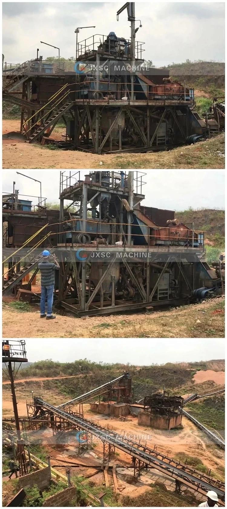 Australia 150 Tph Diamond DMS Treatment Plant Jaw Crusher Sluice Box Ore Mining Wash Machine