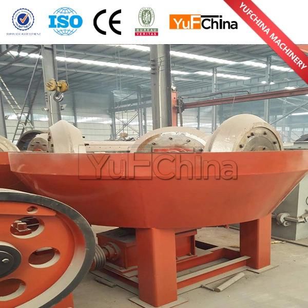 China Wet Pan Mill for Gold with Good Quality