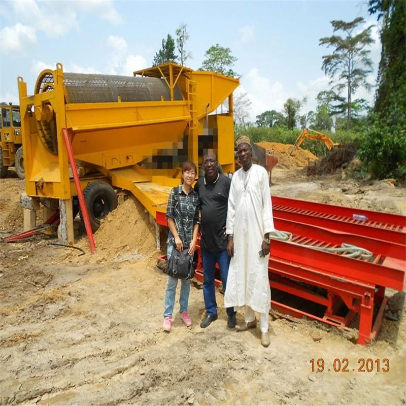 Gravel Separator Mobile Gold Panning Machine