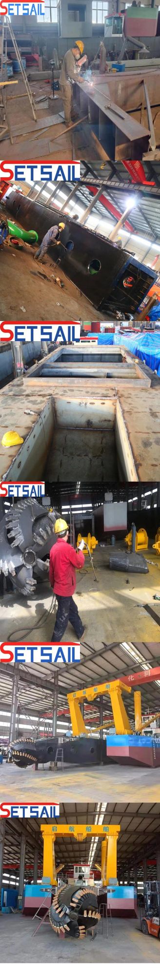 Capacity 700m3/H Cutter Suction Dredger for Bangladesh River Sand
