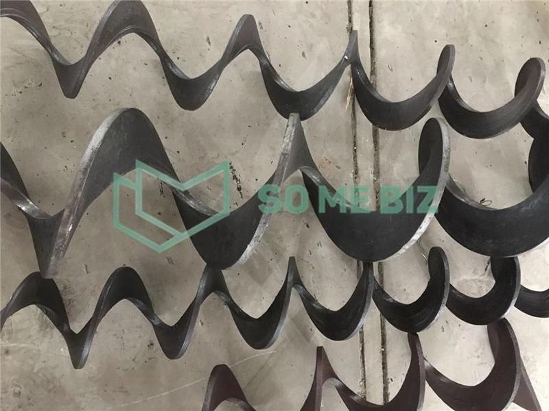 Abrasion Resistant Helicoid Screw Flight for Bulk Material Handling