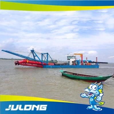 Full Hydraulic Cutter Suction Sand Dredger with 1500m Discharge Distance