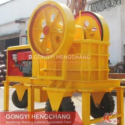 Small Diesel Engine Jaw Crusher for Gold Mine