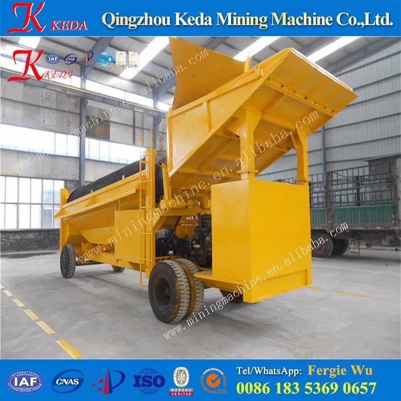 200 Tons/H Gold Mine Trommel Machine for Placer Gold Wash Plant