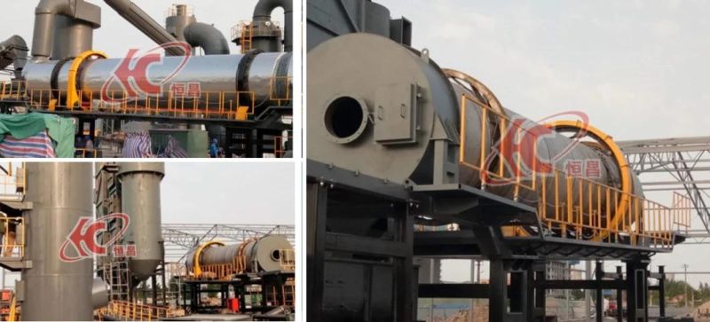CE Certification Biomass Wood Chips Rotary Screw Drum Dryer