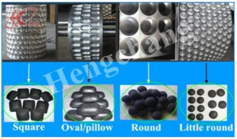 Small Size Carbon Powder Ball Briquettes Making Machine