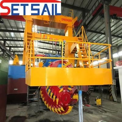 Hydraulic Motor Cutter Head Cutter Suction Dredger with Pressure Meter