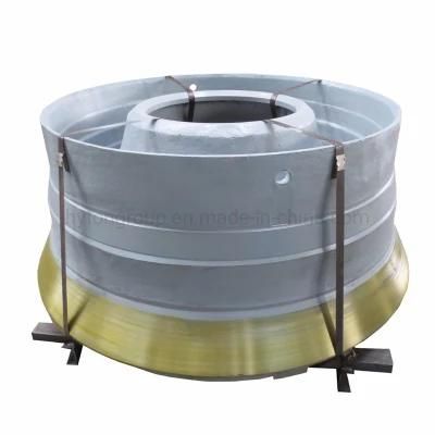 Mining Machinery Stone Cone Crusher Spare Parts Concave and Mantle Fit H8800 S2800 S3800