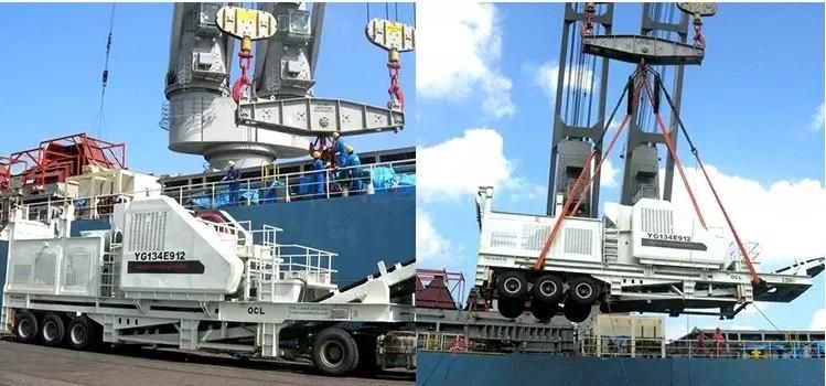 Movable Stone/Rock Crushing Plant Mobile Crusher