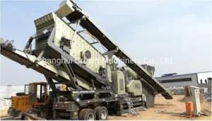 Tyre Mounted Mobile Stone Impact Crusher Plant Machine for Sale