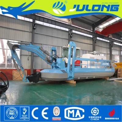 China Amphibious Self Propelled Water King Dredger for Swamp Cleaning