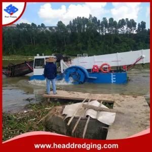 Aquatic Weed Harvester Garbage Collection Boat Water Weed Cutter Ship