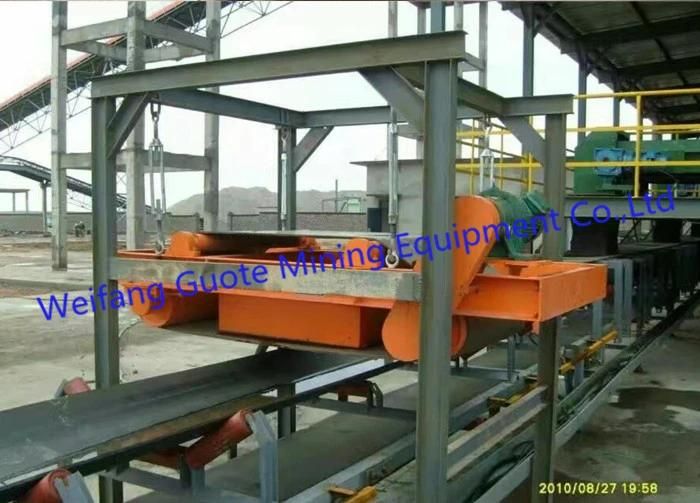 High Quality Iron Ore Dry Magnetic Separator for Conveyor Belt