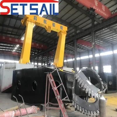 Cutter Suction Sand and Gravel Dredger with Hard Cutter Teeth