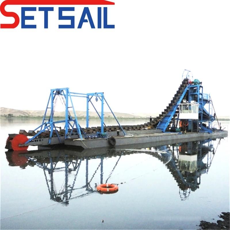 Long Continue Working Time Land Mining Dredger with Agitation Gold