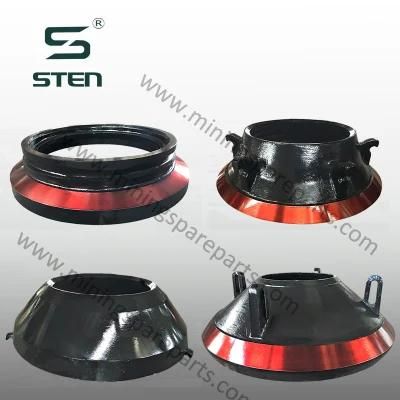 Mantle Bowl Liner Crusher Parts High Manganese Steel Concave