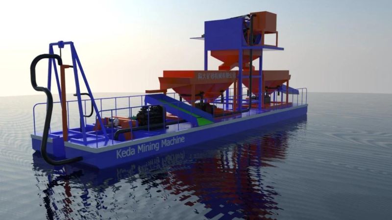 Chinese Bucket Line Dredger Chain Bucket Dredger Diamond Mining Dredger Gold Dredger River Sand Gold Dredger for Sale