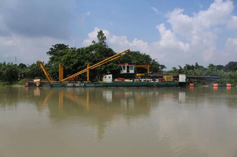 10 Inch Assembled Cutter Suction Dredger for Mud Dredging in Bangladesh