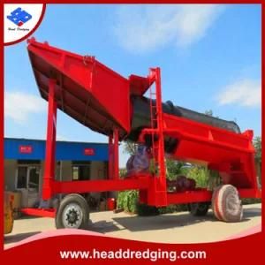 New Design Mobile Trommel Screening Mining Machine for Gold Recovery Distribution