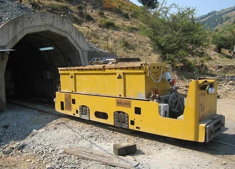 Underground 5 Ton Mining Locomotive Storage Battery Electrical Locomotive