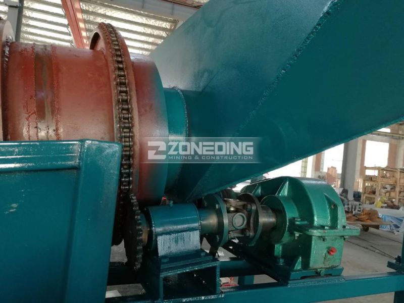 Mozambique Rubber Lined Gold Washing Trommel Gold Washer Alluvial Gold Washing Plant for Sale