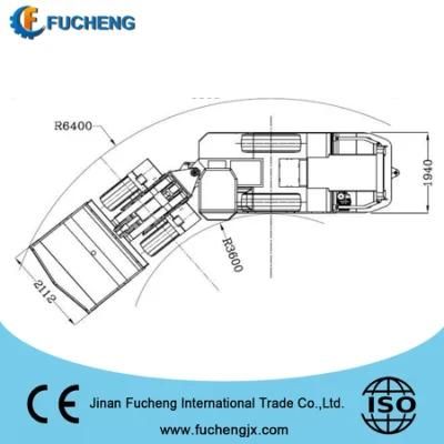 Hydraulic underground mining loader/ scooptram with 3cbm capacity backhoe