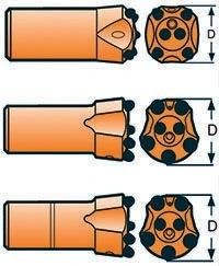 R25 Drifting and Tunneling Rock Drilling Thread Button Bit for Underground Borehole