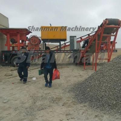 Diesel Engine Drive Jaw Crusher for Rock Crushing