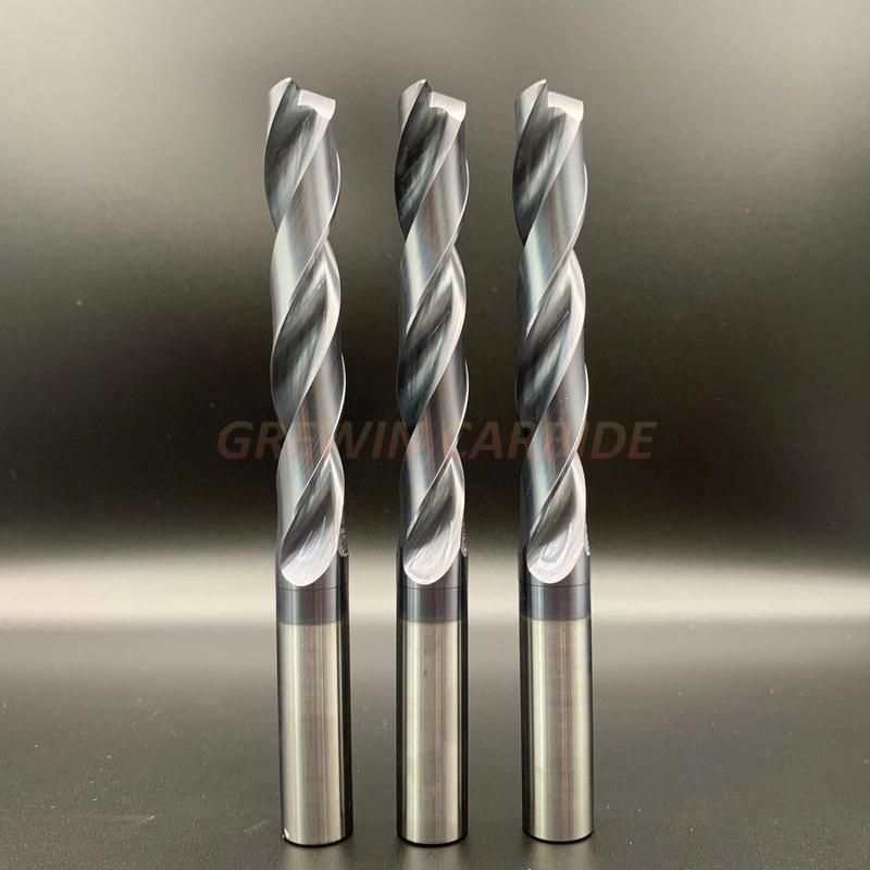 Gw Carbide Drilling Tool-5xd 3xd Tungsten Carbide Drill with Two Coolant Hole