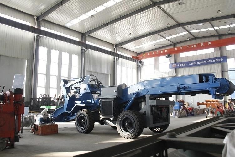 China Factory Wheeled Stone Mucking Loader Used in Gold Mine