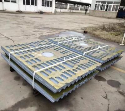 Manganese Jaw Plate Tooth Plate Suit Sandvik Cj615 Cj815 Jaw Crusher Wear Parts