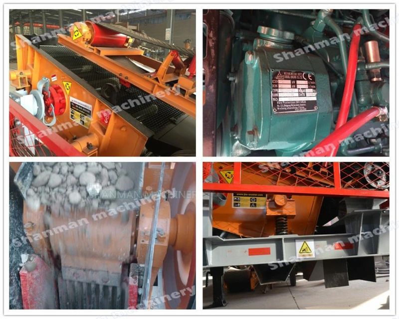 Small 10-30tph Stone Jaw Crusher Line Powered by Diesel Engine (suitable for start business)