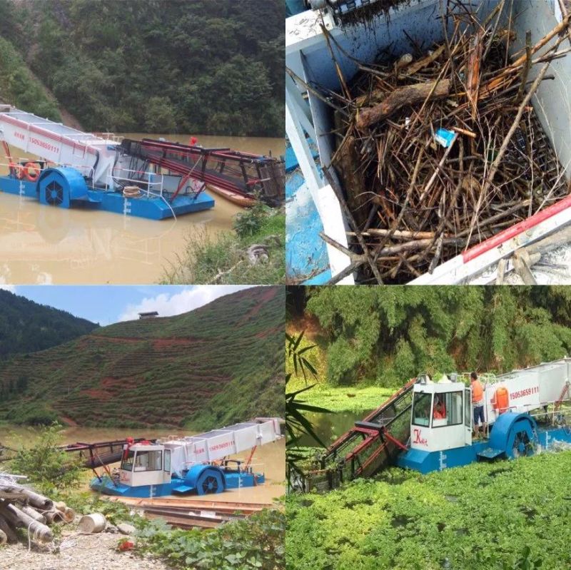 Weed Cutting Dredge Rubbish Salvage Boat