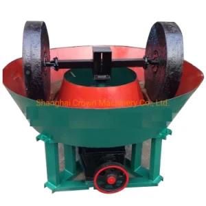 Double Wheel Gold Grinding 1100 Wet Pan Mills for Sale