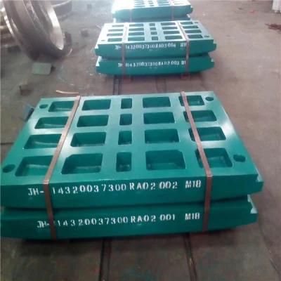 High Manganese Steel Nordberg Jaw Crusher Wear Spare Parts C105 Fixed Jaw Plate