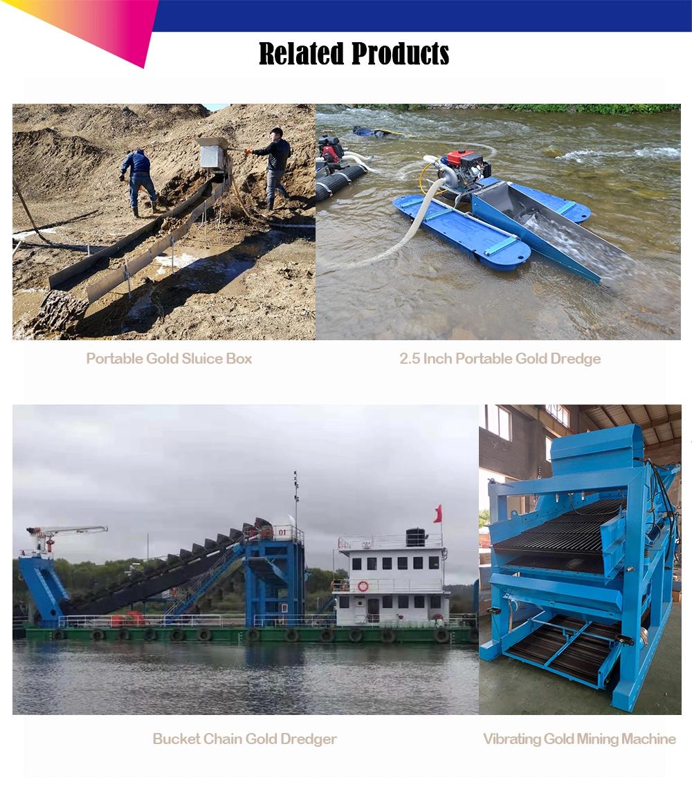 Bucket Chain Type Gold Mining Dredger