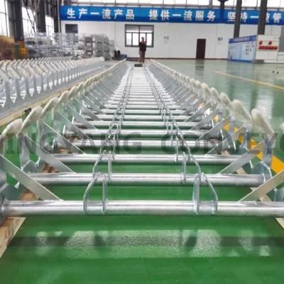 Trough Adjustable Frame of Conveyor Belt System for Mining