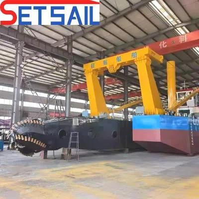 Water Flow 3500m3 Diesel Engine Cutter Suction Dredger with Hydraulic