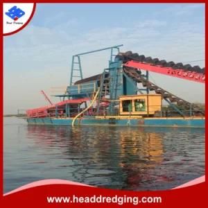 Chain Bucket Dredger for Sale High Efficiency Gold for Sale High Performance and Compact ...