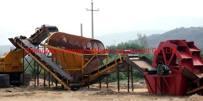 Natural River Sand Wahing Plant, Bucket Wheel Sand Washer