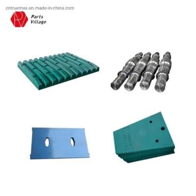 Top quality shanbao fixed and movable jaw crusher parts plate toggle pad seat