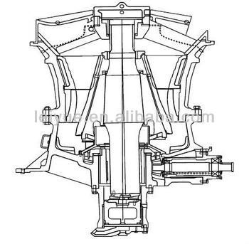 Pyg Single Cylinder Cone Crusher with Capacity 1000 T/H