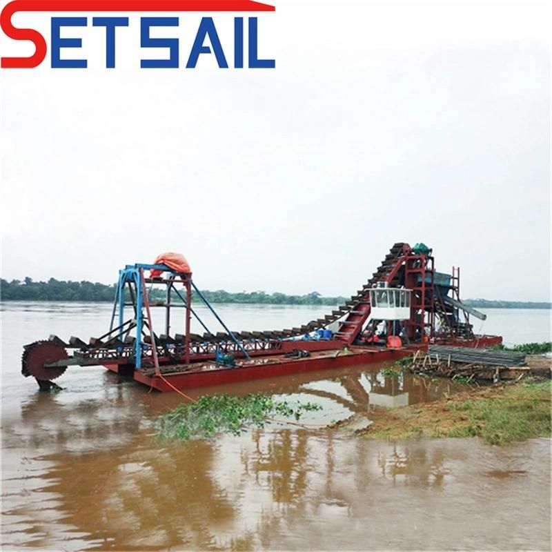 High Performance Capacity River Mining Machinery with Chain Bucket