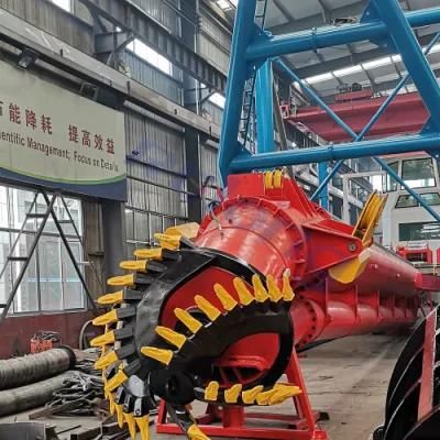 Diesel Engine Hydraulic Control Water Flow 5500m3 24 Inch Cutter Suction Dredger with ...