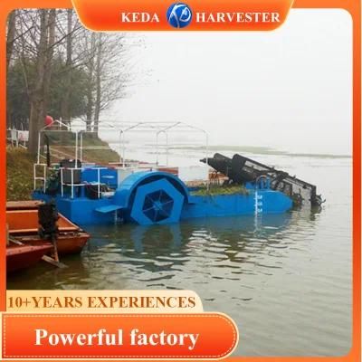 China Professional Maker High Efficience Aquatic Weed Harvester Water Rubbish Salvage Boat