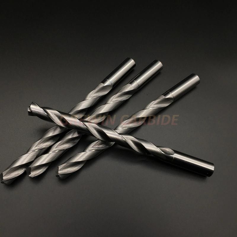 Gw Carbide-Tungsten Carbide Twist Drill with Double Coolant Hole for Stainless Steel Workpiece