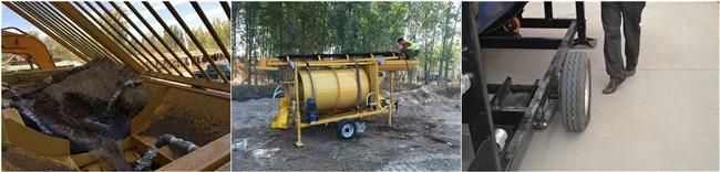 Mobile Gold Trommel Scrubber for Alluvial Gold Washing